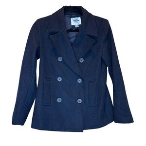 Old Navy Women’s Pea Coat Wool Blend Jacket Petite Extra Small